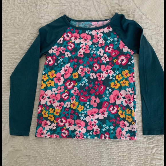 Bundle, 2 Lands End Girls, S(5-6) Long sleeve, 100% cotton tops Good condition - Picture 2 of 10
